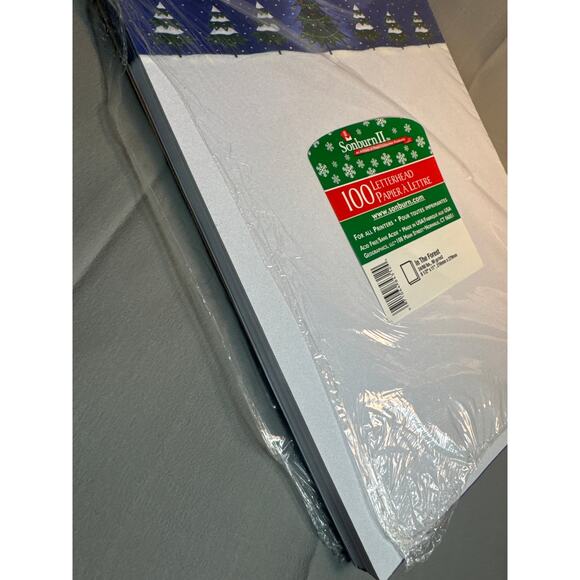 Holiday Paper LOT of 2 Holiday letterhead 125+ printer paper Sonburn II - Picture 6 of 6